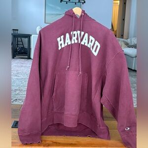 Champion Maroon Harvard Hoodie
